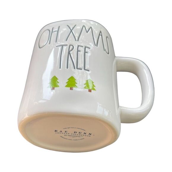 Rae Dunn Holiday Christmas Inspired Coffee Mug (OH XMAS TREE) NWOT - Picture 6 of 8